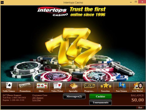 Reel Slots on Intertops Casino